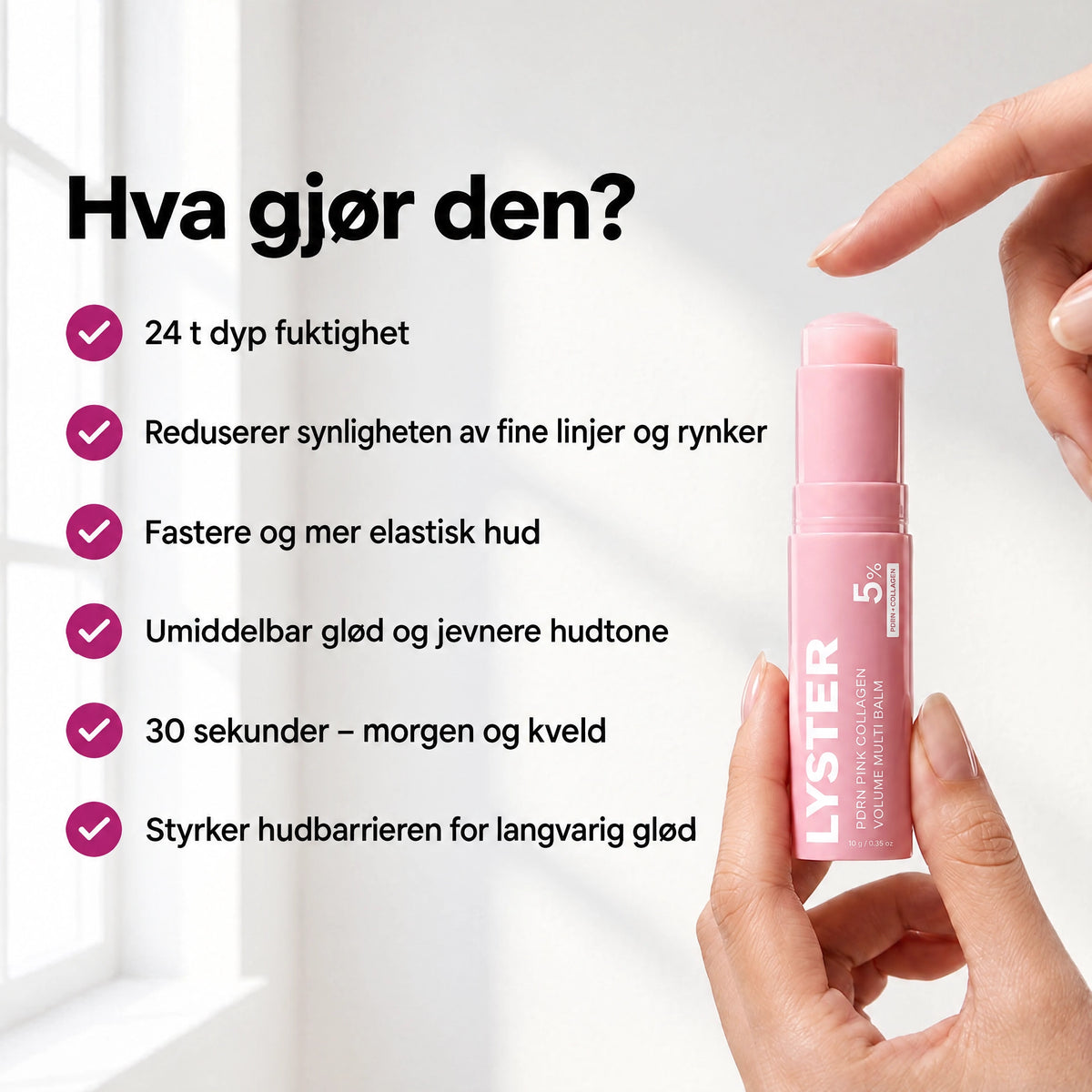 PDRN Collagen Volume Balm – For fine linjer og strålende hud